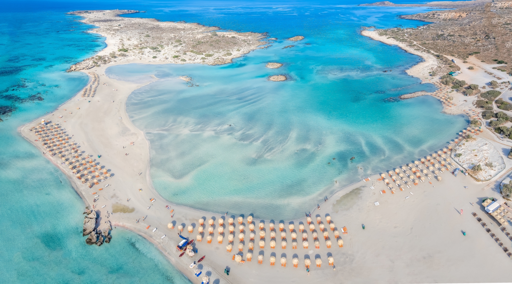 Elafonisi Beach with small snack guided day trip into the southwest